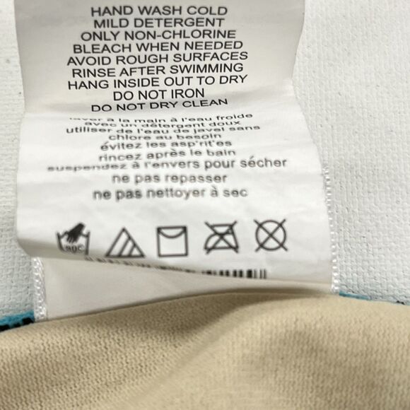 Motherhood Maternity Size 2X Floral Tropical Tankini Swim Top Adjustable Straps - Picture 4 of 5